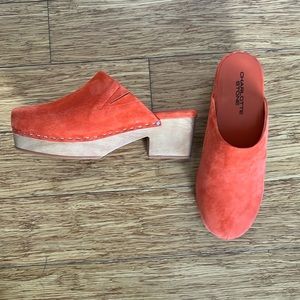 Charlotte Stone Martino Suede Clogs